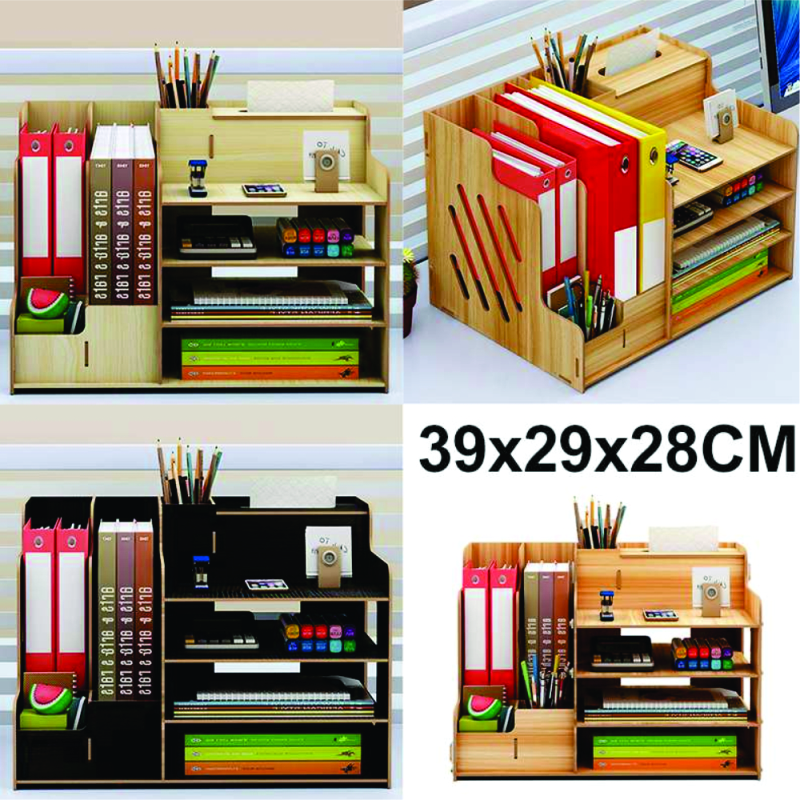 Kệ để đồ văn phòng gỗ nhiều ngăn VP02