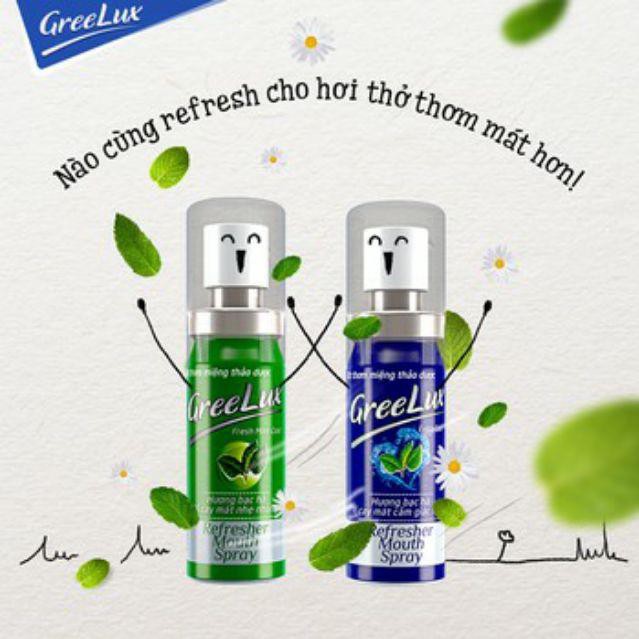 Xịt thơm miệng thảo dược Greelux (Lọ 12ml)