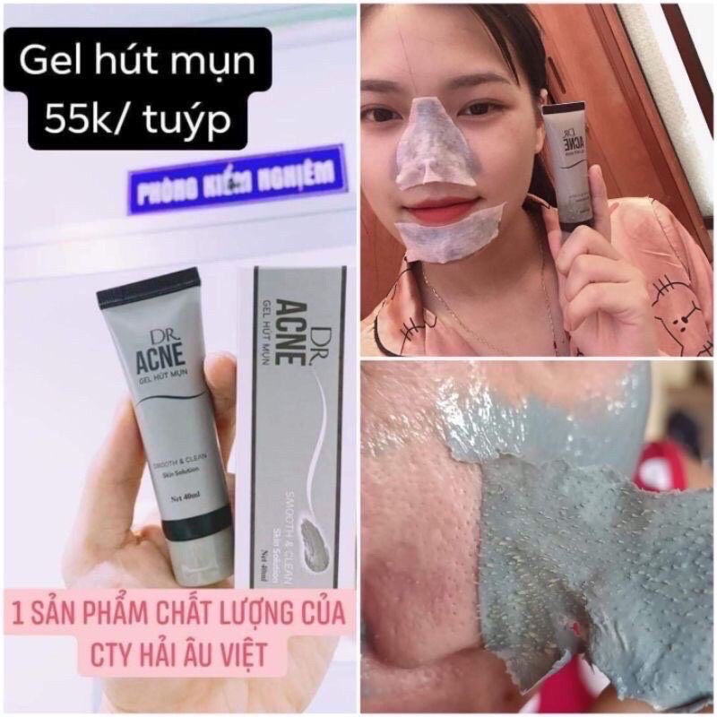 Gel lột mụn đầu đen dr acne