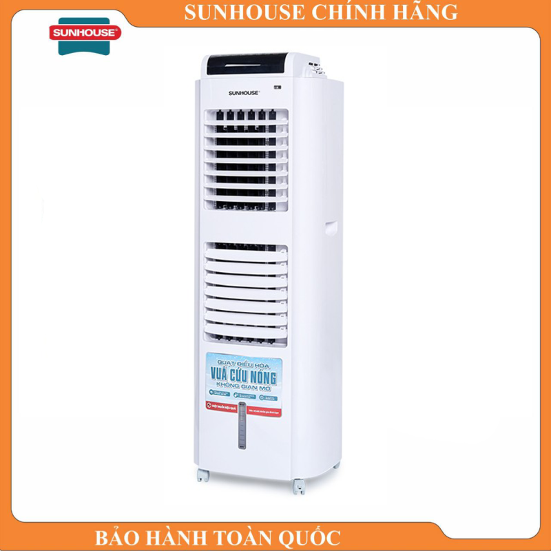 Bảng giá Máy làm mát không khí SUNHOUSE SHD7738 hoạt động dựa trên nguyên lý bốc hơi nước tự nhiên. Không khí nóng sau khi đi qua tấm làm mát được thổi ra ngoài