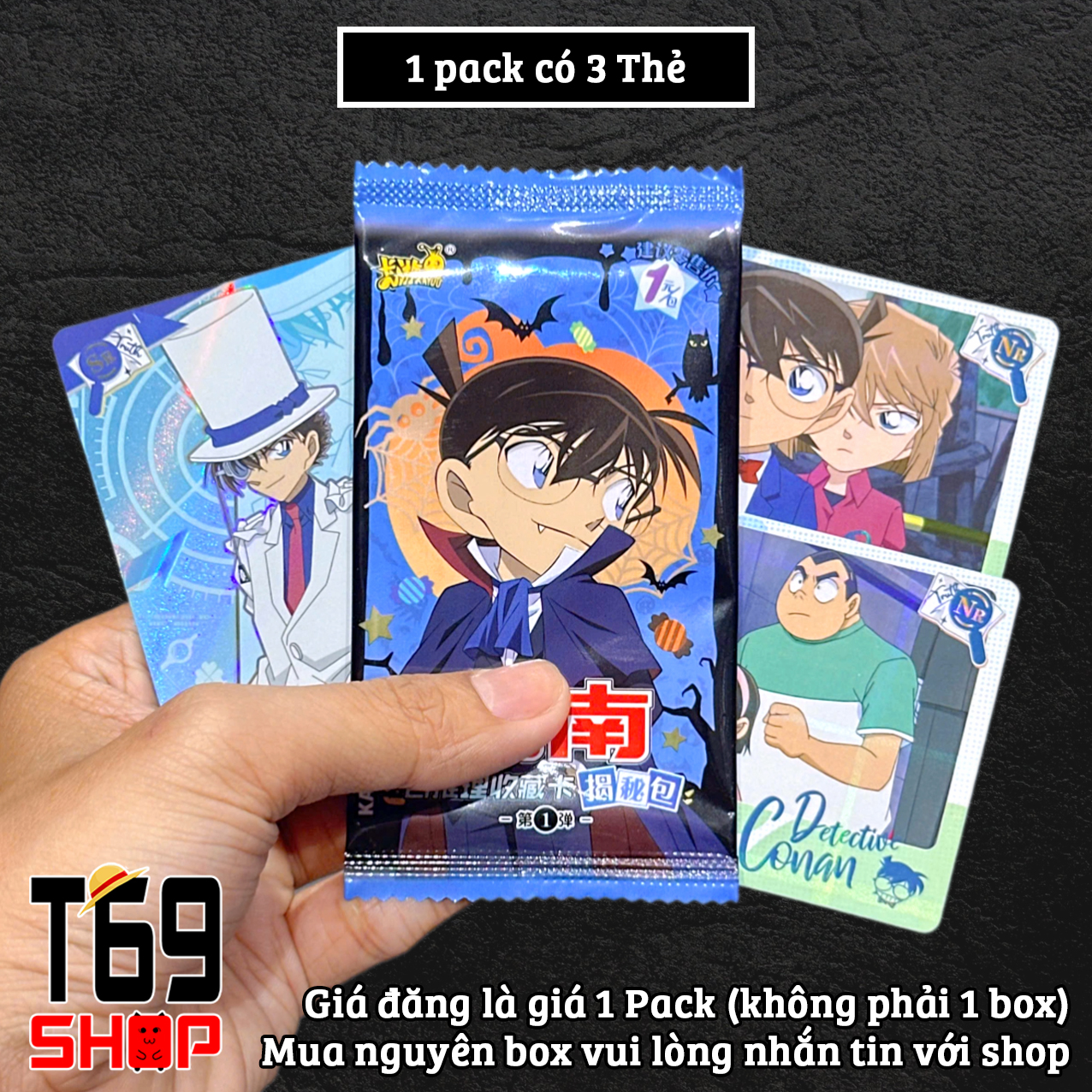 [Chính Hãng KAYOU] Pack nhân phẩm, gói thẻ nhân phẩm anime Detective Conan, Hatsune Miku [T69 Shop]