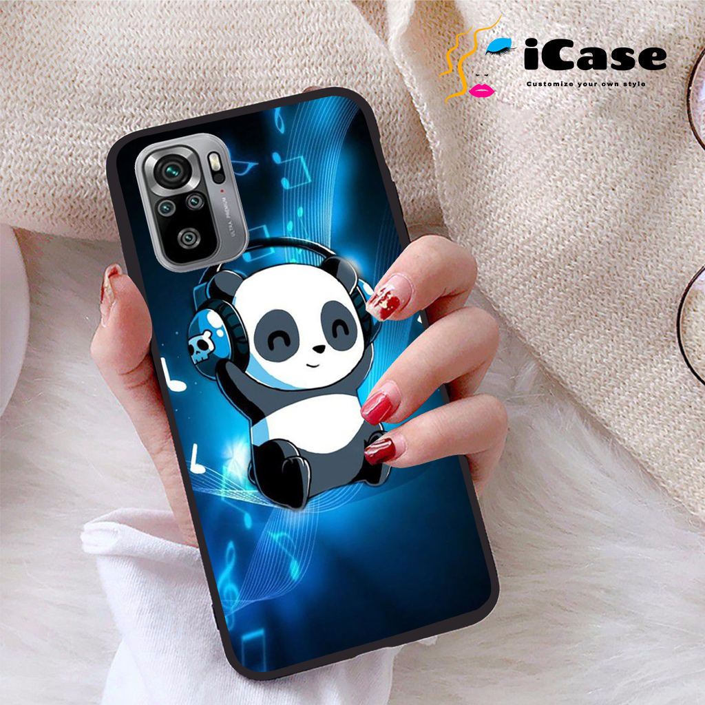 Ốp lưng Xiaomi Redmi Note 10S viền dẻo TPU BST Panda