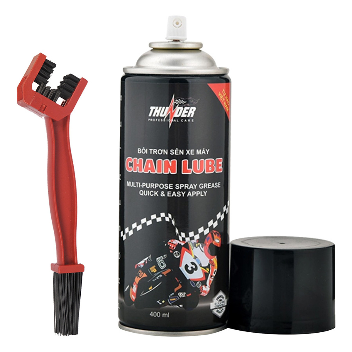 [HCM]Chai Bôi Trơn Dây Sên Thunder Chain Lube 400ml Cao Cấp