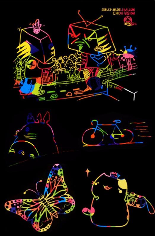 Sổ tay Ma thuật A4 (Rainbow Scratch Paper Note)