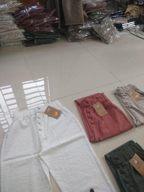 Quần đũi baggy bọc khuy