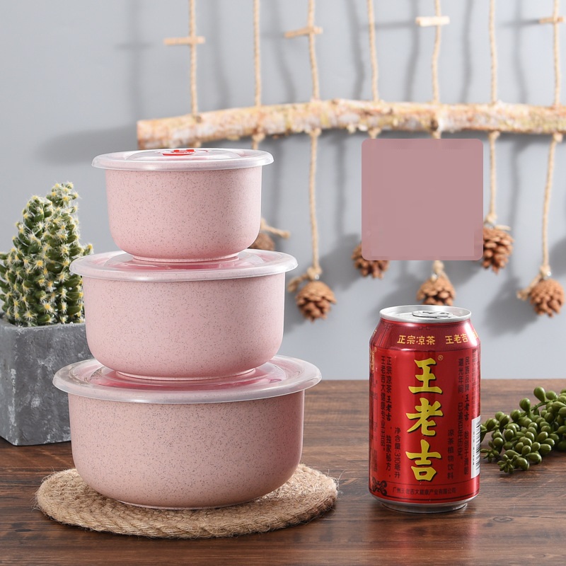 Bộ 3 hộp cơm lúa mạch có nắp hút chân không