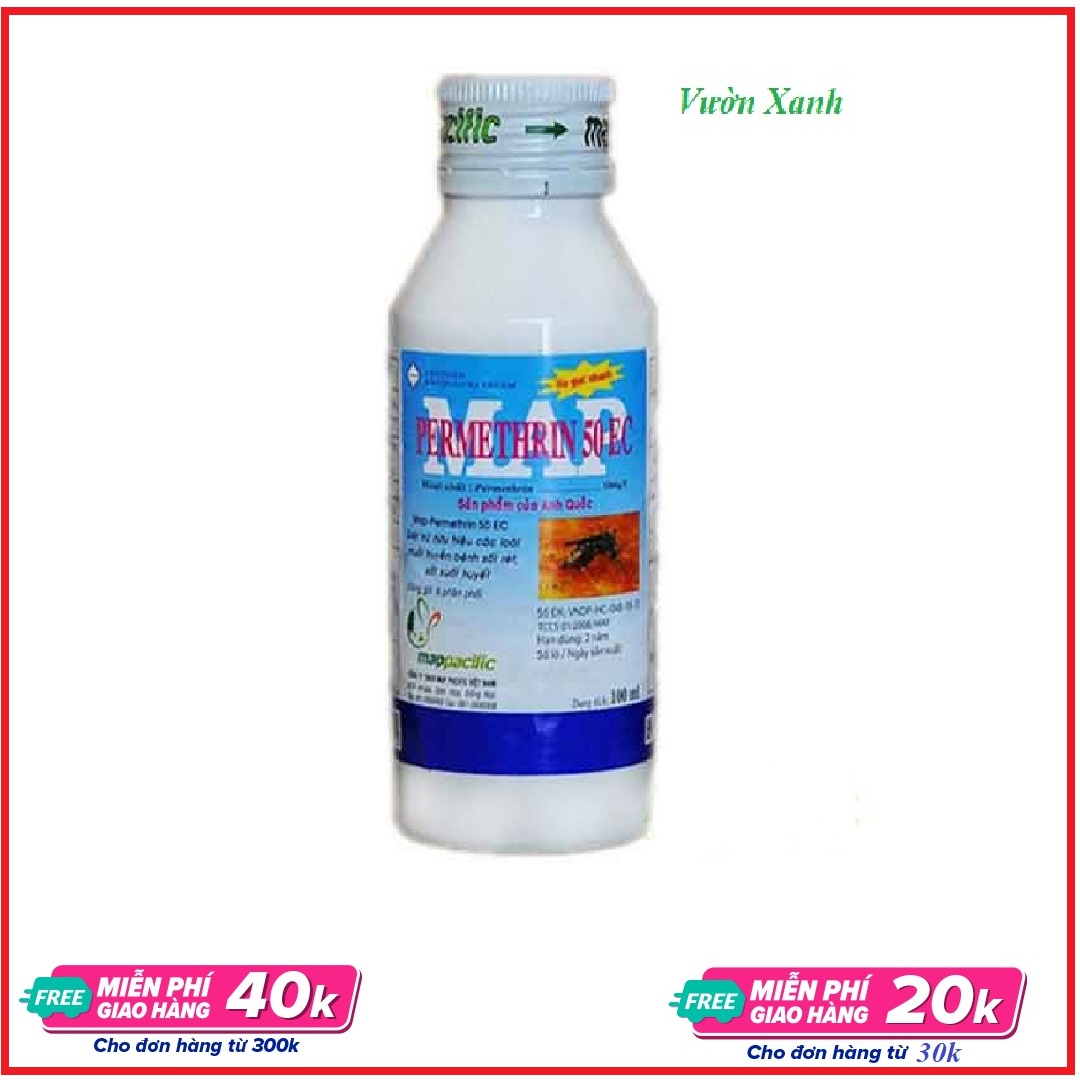 Thuốc diệt muỗi MAP PERMETHRIN 50EC diệt nhanh, hiệu quả kéo dài 100ml