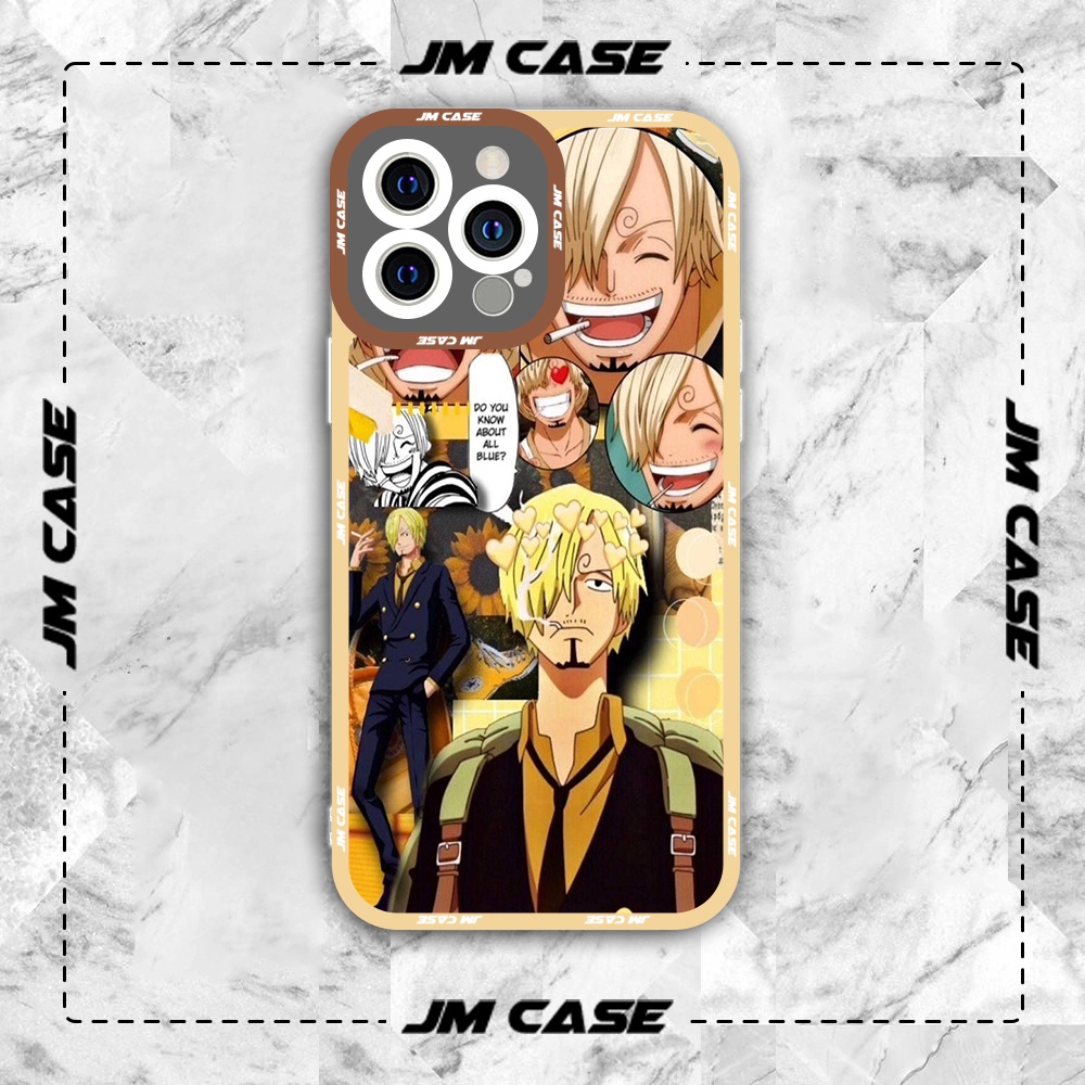 Ốp lưng iphone cạnh vuông JMCase One Piece Manga Sanji Collage ...