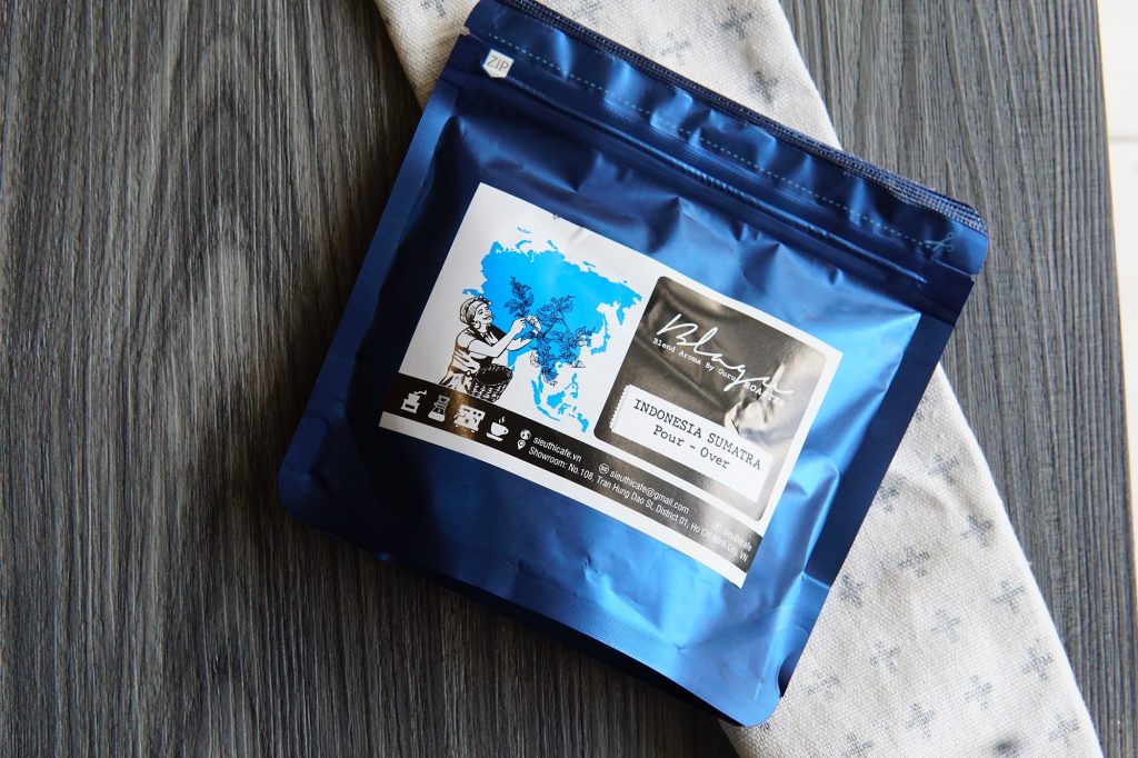 [HCM]CÀ PHÊ BLAGU ĐÃ HẠT RANG INDONESIA SUMATRA LIGHT-MEDIUM ROAST 100G