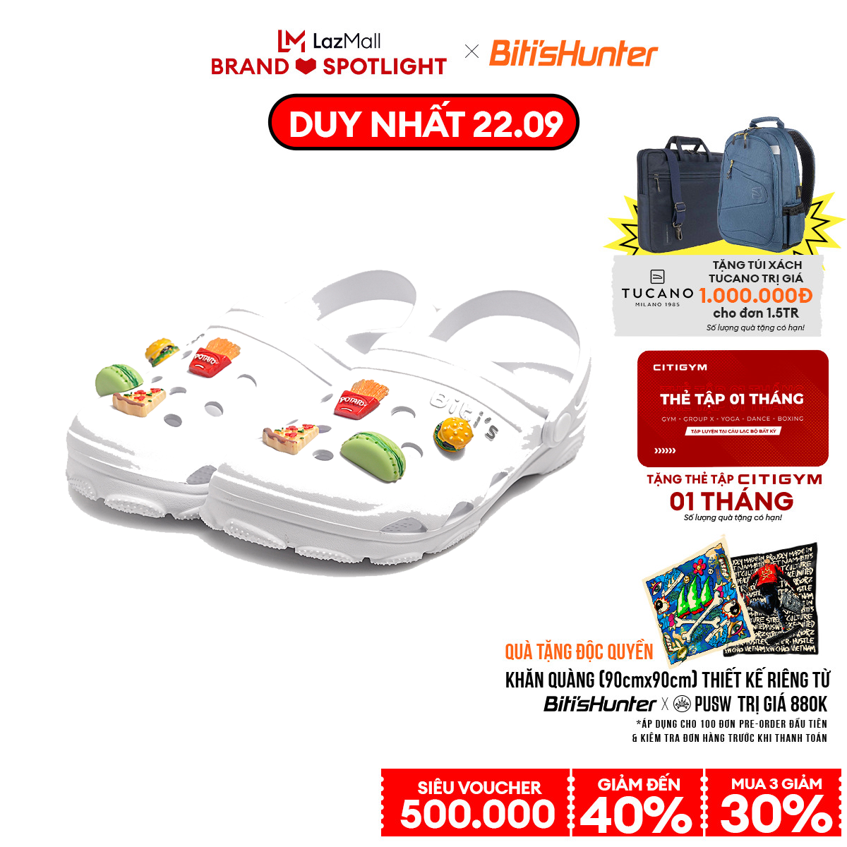 Dép Eva Phun Nữ Biti's BEW000900TRG (Trắng)