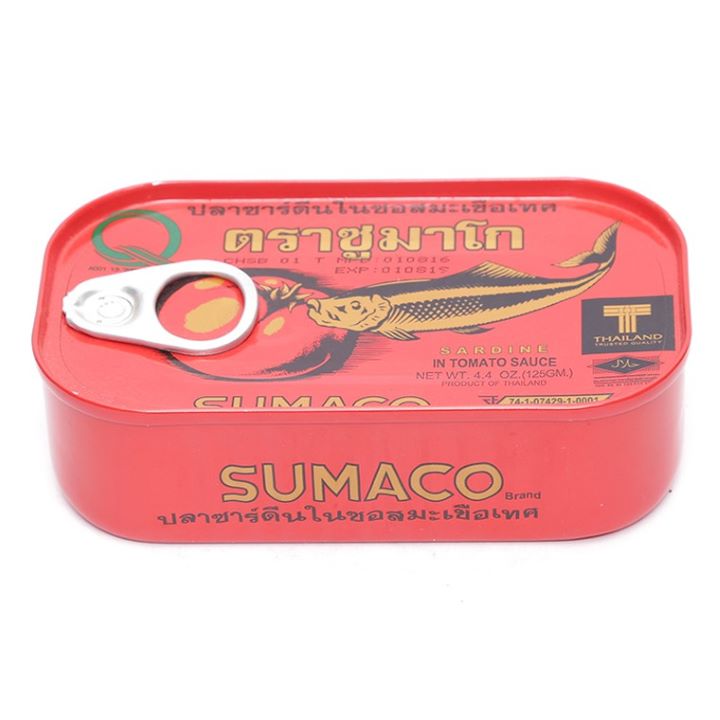 [HCM]Cá mòi Sốt Cà Thái Lan Sumaco 125gr