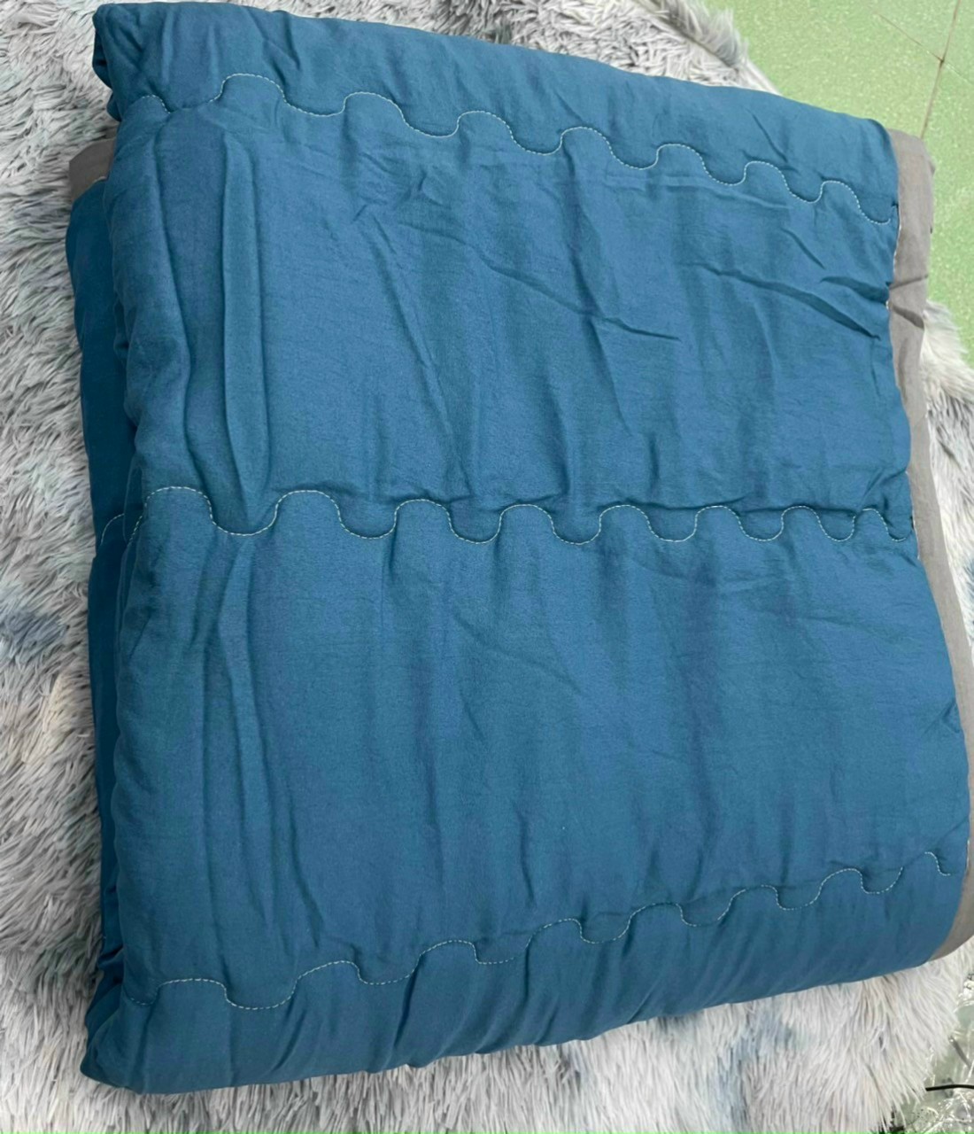 Chăn hè chần bông đắp hè Zara Home 2mx2m3 viền Roma siêu hot hàng 1 màu
