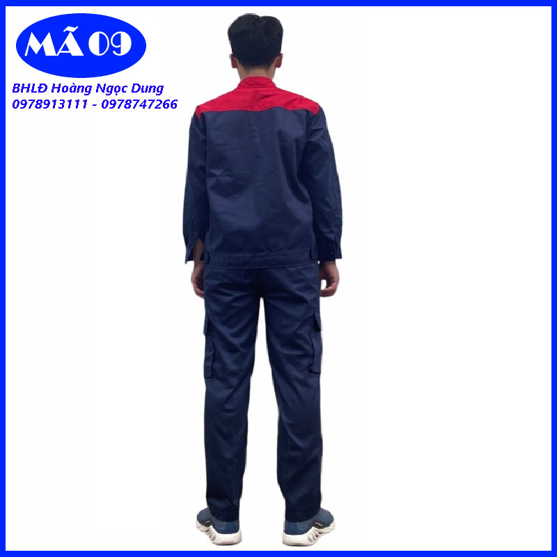 ĐỒNG PHỤC , TRANG PHỤC BẢO HỘ LAO ĐỘNG , QUẦN ÁO BẢO HỘ LAO ĐỘNG , PHỐI MÀU TÍM THAN PHỐI ĐỎ