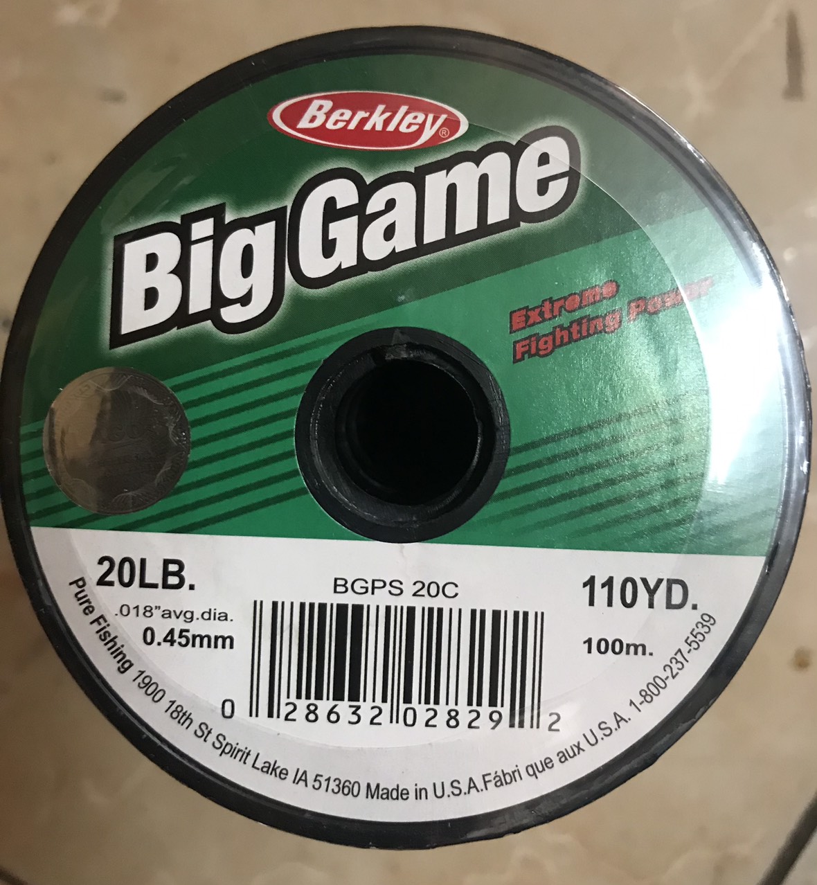 Cuộn Dây Câu Cá Berkley Big Game Chính Hãng