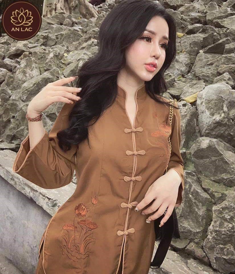 [HCM]SET ĐỒ LAM ĐI CHÙA CAO CẤP THANH LỊCH