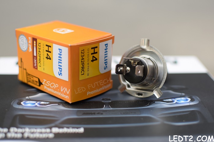 [LEDT2 ISOP] Đèn Halogen Philips Tiêu Chuẩn - Số lượng: 1 cái