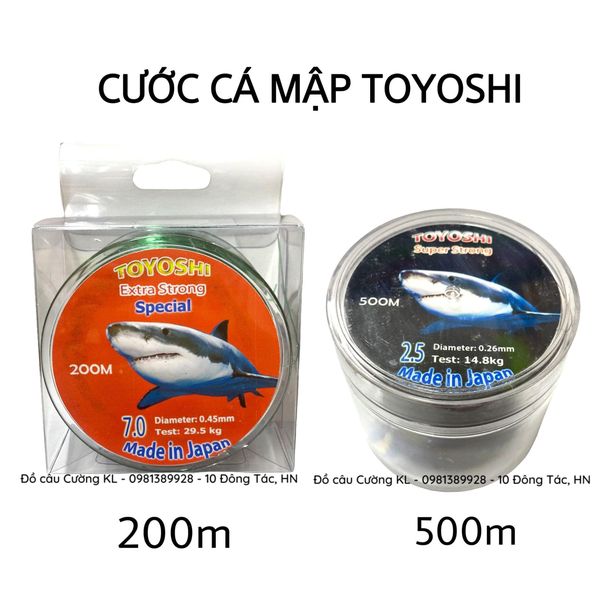 Cước cá mập Toyoshi Extra Strong Special 200m và 500m