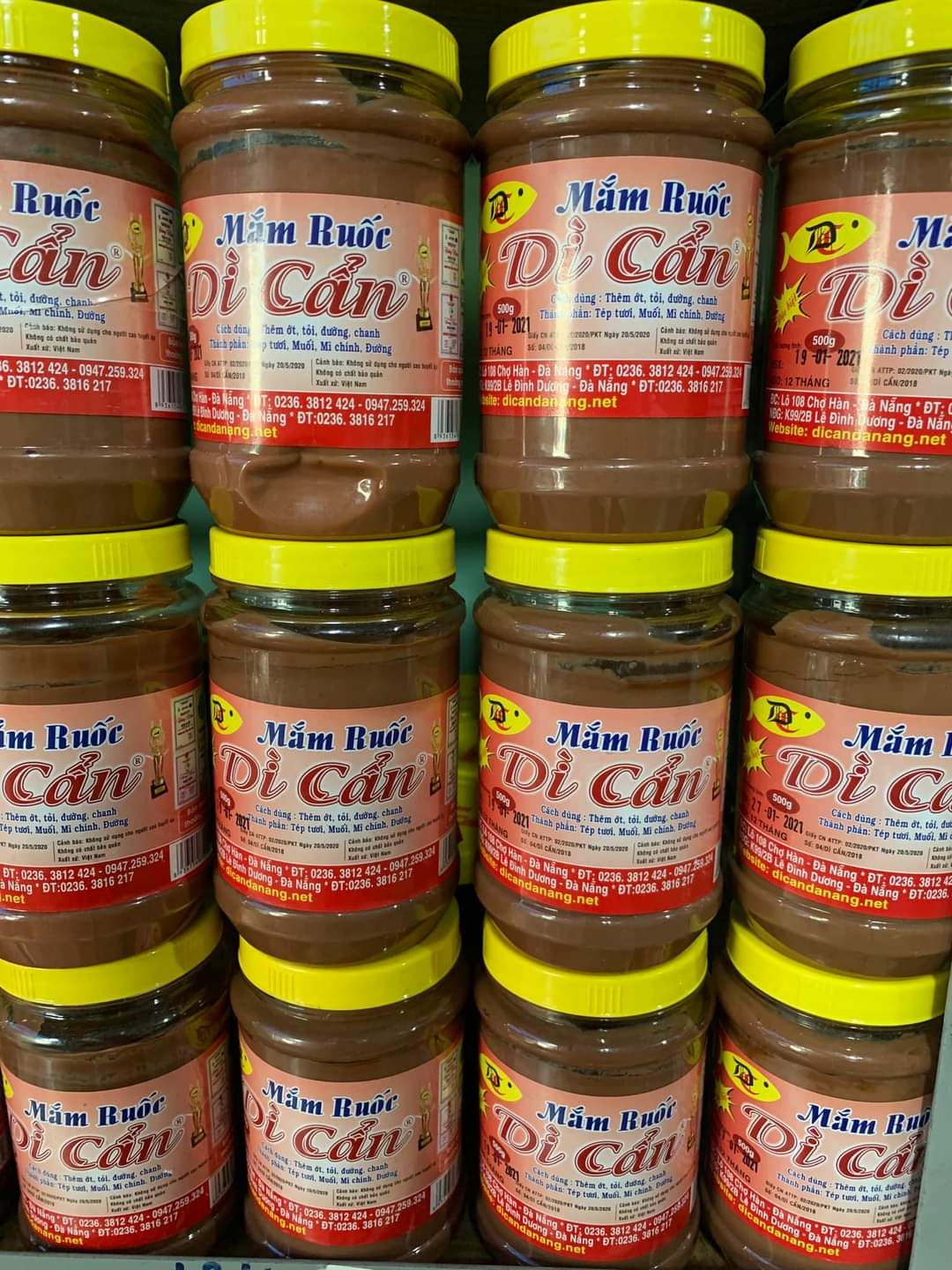 1 hũ mắm ruốc Dì Cẩn 200gr/500gr