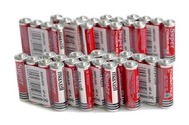 Vĩ 4 Cục Pin Tiểu Maxell Aa