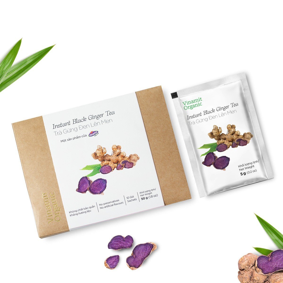 Gừng đen lên men 50g Vinamit