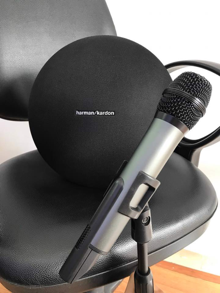 Karaoke microphone Bluetooth, wireless karaoke microphones excelvan K18V wireless microphone swell, karaoke microphone wireless presenter compact captured Italian mic good thanks to the high sensitivity mic not broken italian