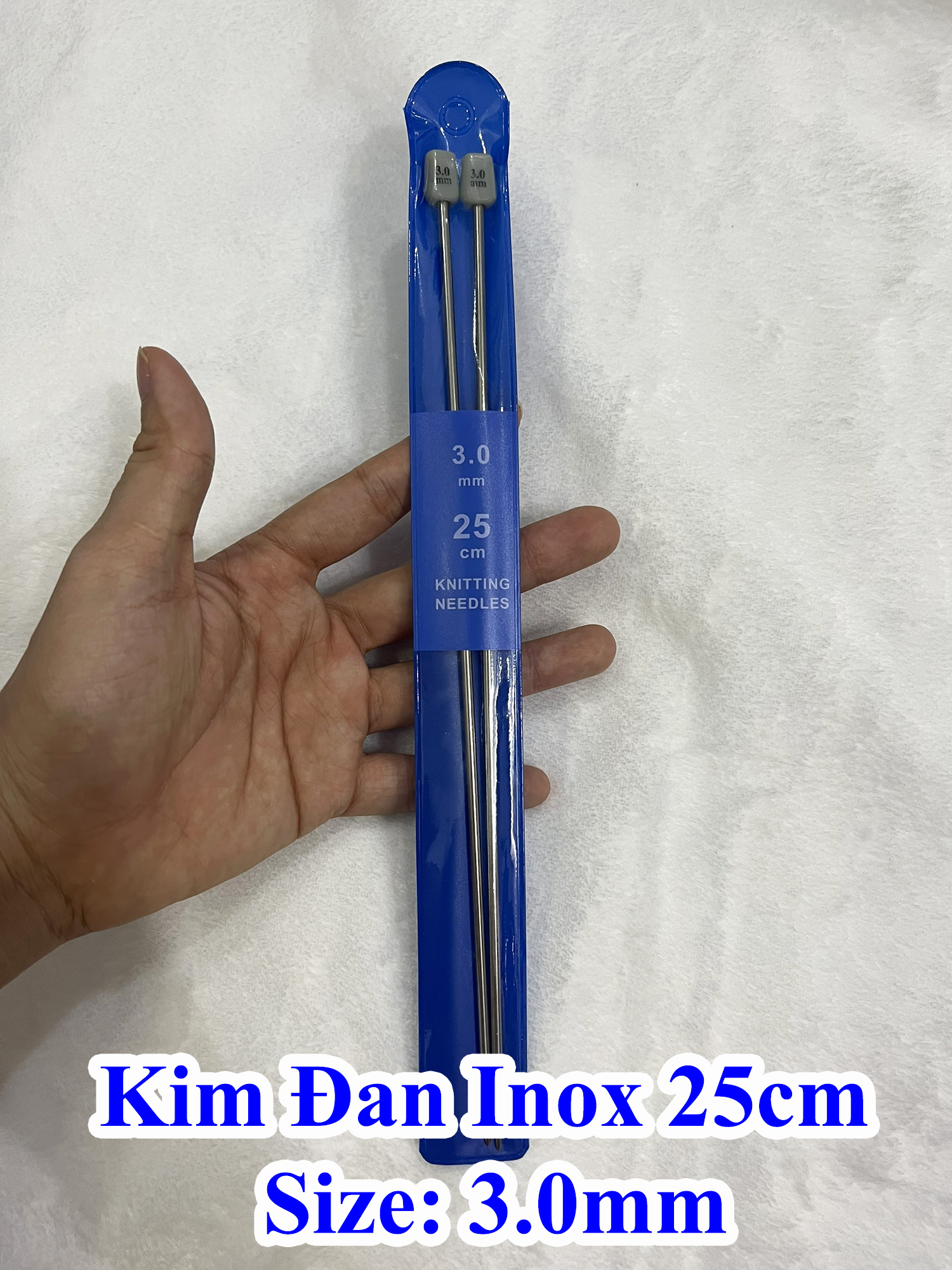 Kim đan inox 25cm 18k/ cặp