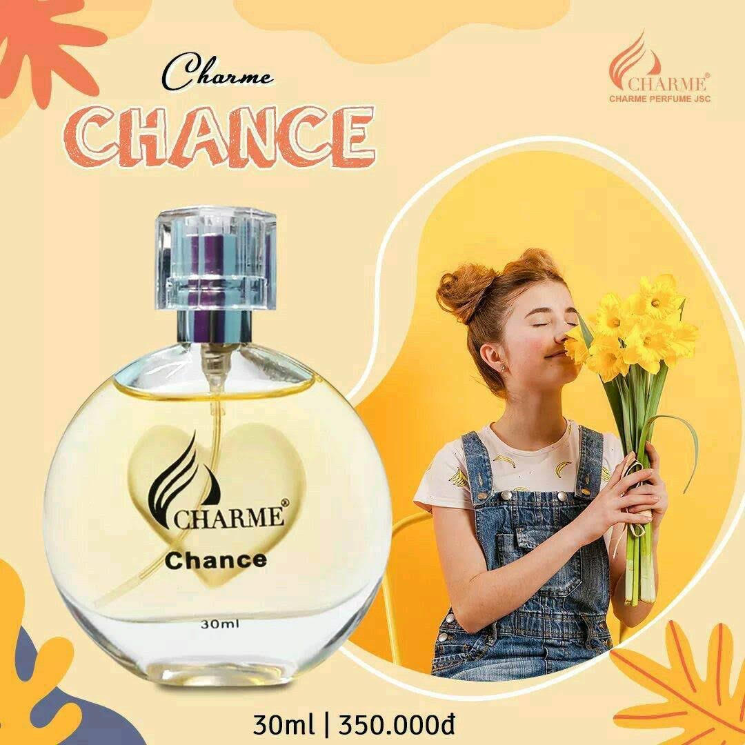 Nước Hoa Nữ CHANCE Chamme 30ml Chính Hãng Tươi Mát, Nữ Tính