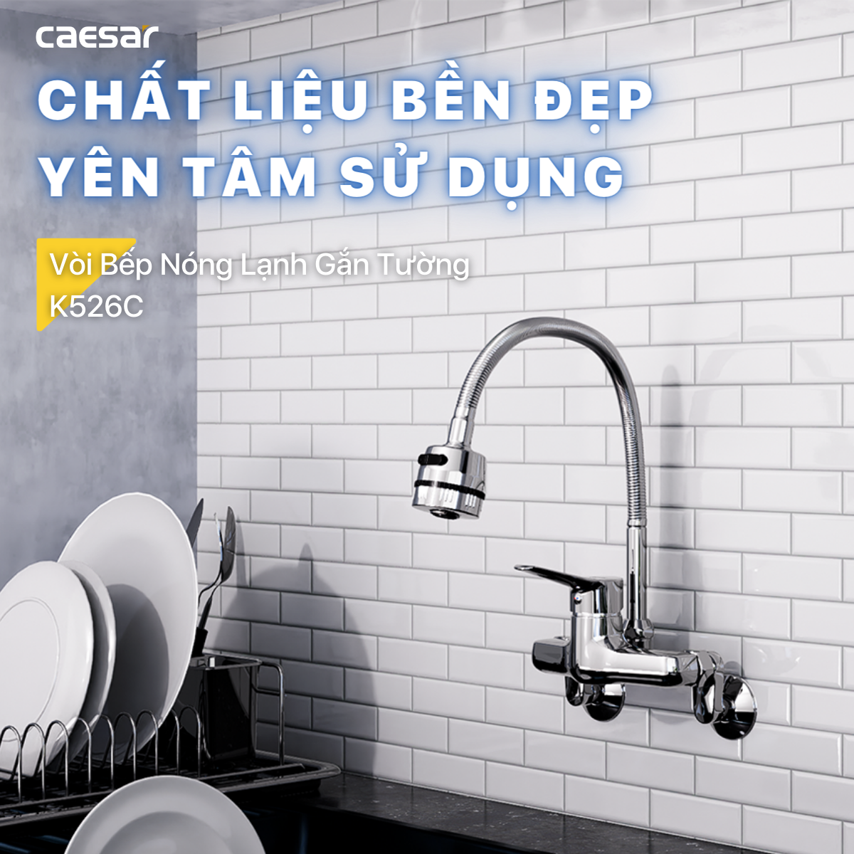 Vòi Bếp Nóng Lạnh - K526C