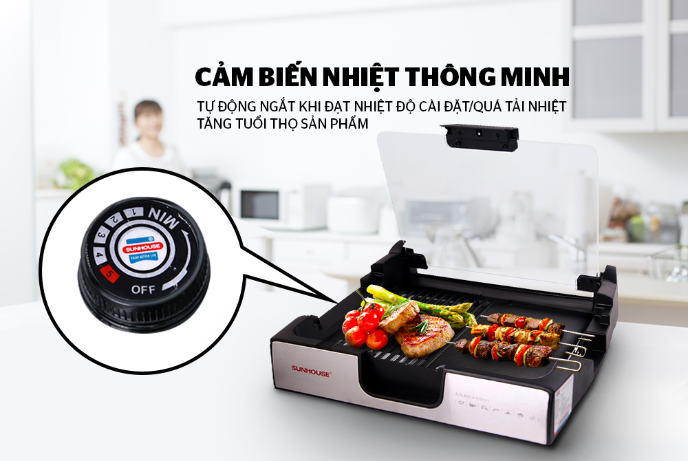 [HCM]BẾP NƯỚNG ĐIỆN SUNHOUSE SHD4603