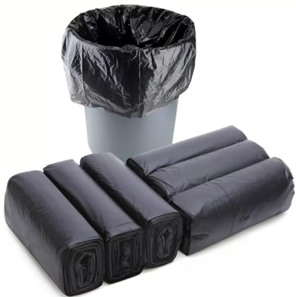 COMBO 3 cuộn túi đựng rác sinh học tự phân hủy 1kg màu đen