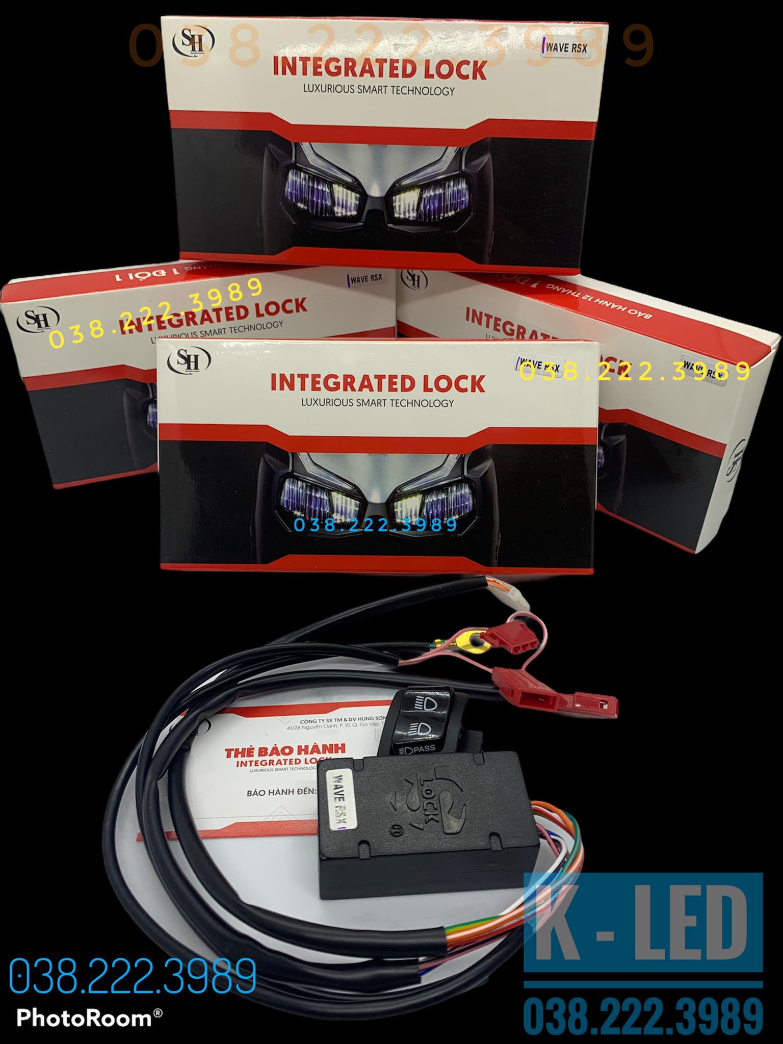 [HCM]Mạch Bật Tắt Đèn Pha Xe Wave Rsx Full Giắc Cắm | INTEGRAPTED LOCK