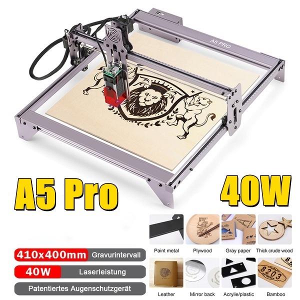 ATOMSTACK A5 Pro 40W Máy khắc laser,Thích hợp cho gỗ kim loại,máy khắc laser mini