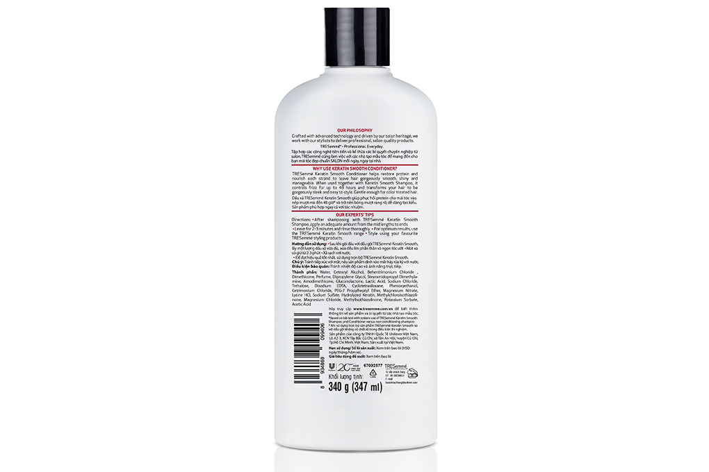 Dầu xả Tresemme Keratin Smooth thái lan chai 400ml ( Màu Trắng )