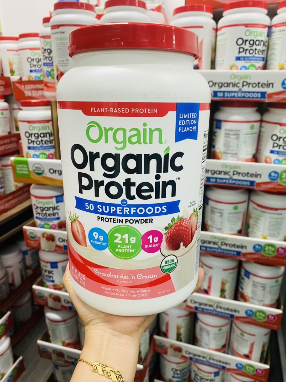 Bột Orgain Organic Protein & Superfoods - Mỹ (1220g)