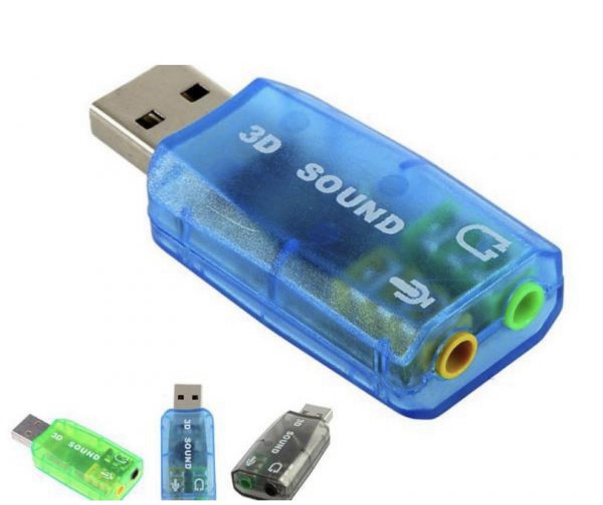USB SOUND 5.1 3D chuyển USB qua Jack 3.5mm cho loa và micro