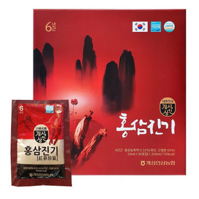 [Hàng Chính Hãng] Nước Hồng Sâm chinki Hàn Quốc 30 gói*50ml