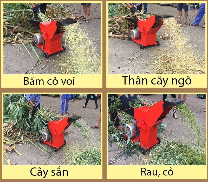 Máy băm cỏ 6ta