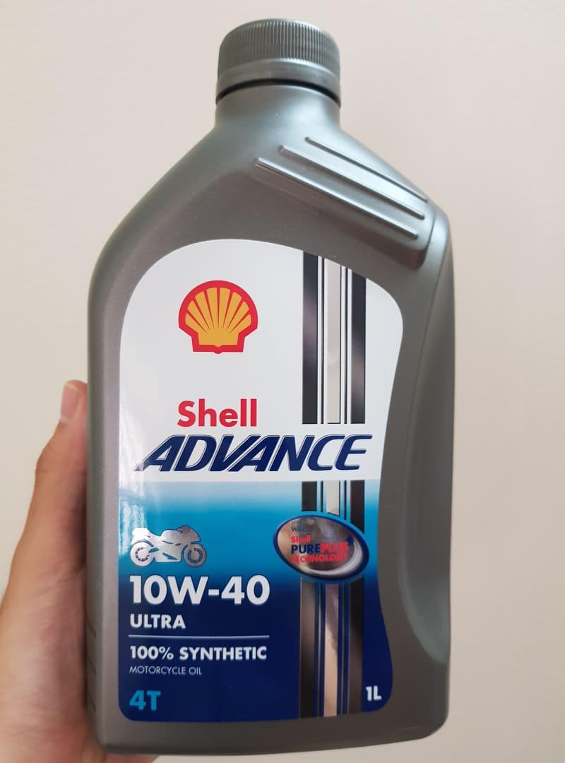 [HCM](Tem 2 lớp) Nhớt nhập khẩu Shell Advance 4T Ultra 10W40