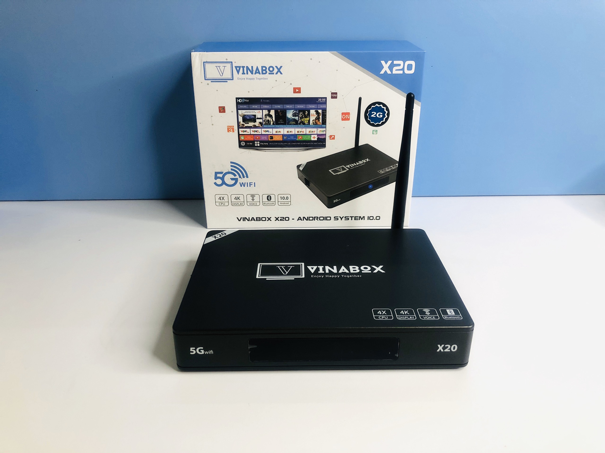 Android Box TV Vinabox X20 - Dòng 2G/16G - SP000763
