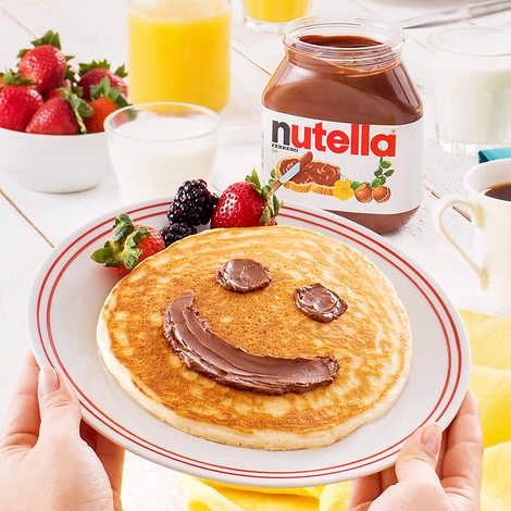 Mứt Cacao Bơ Hạt Phỉ Nutella (nhập khẩu Đức) hũ thuỷ tinh 450g