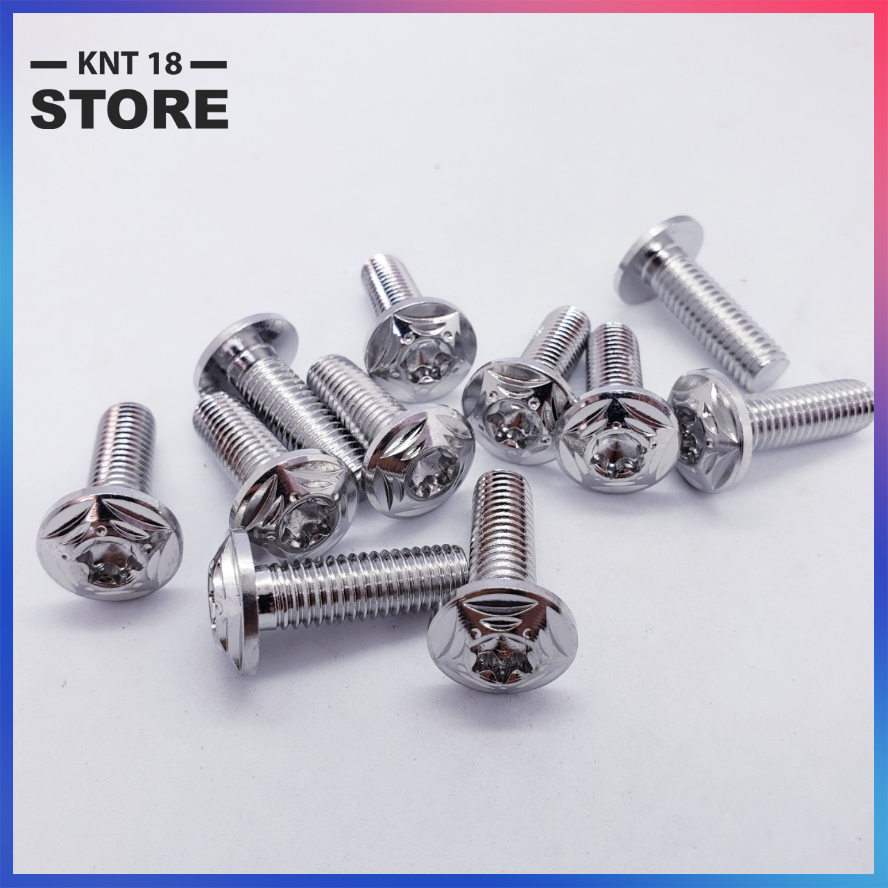 Ốc đĩa salaya inox 8li25 đầu dù gắn exciter sirius jupiter winner sonic raider satria...