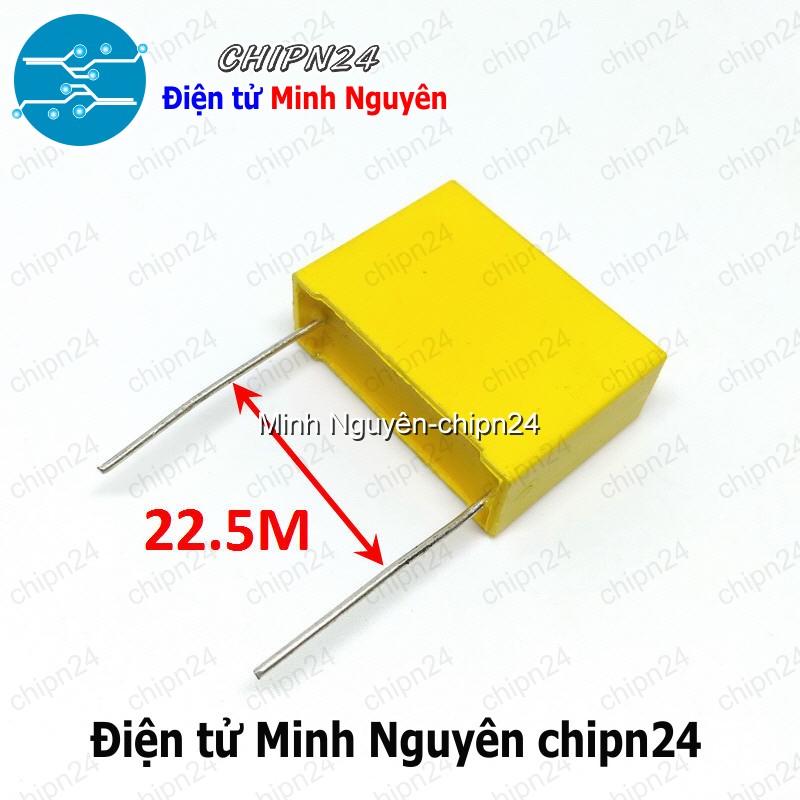 [5 con] (F238) Tụ hộp 684 275VAC 22.5mm (0.68uF MEX/TENDA MKP K X2 40/100/21) - HH005321
