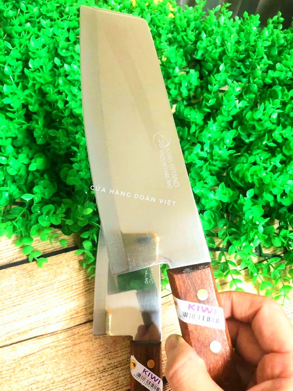 Dao Thái Kiwi Cán Gỗ  Size 21 - 32cm