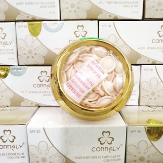 Viên serum trẻ hóa nhau thai cừu thảo dược Collagen Connaly thần dược trẻ hóa làn da 30 viên