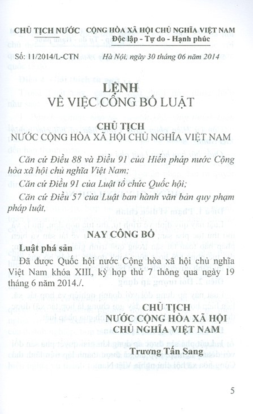 Luật Phá Sản