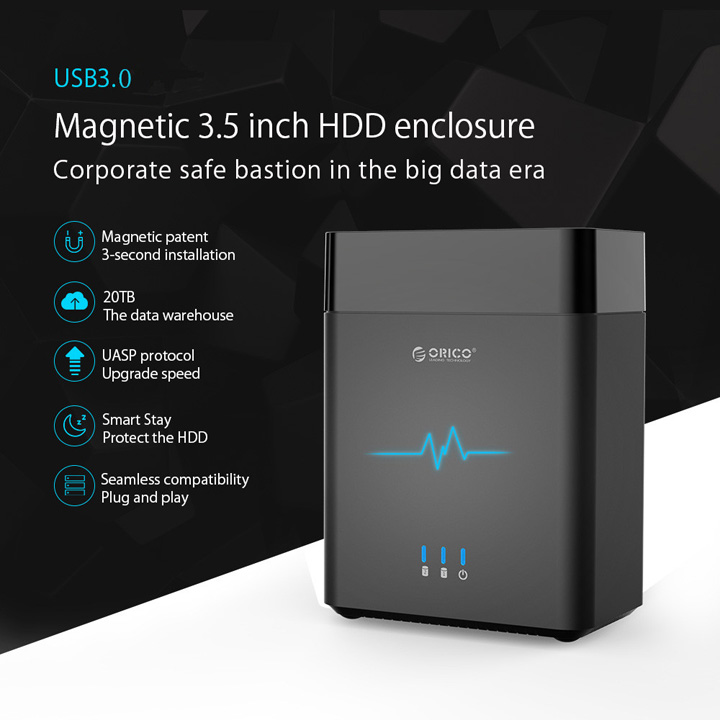 Dock gắn ổ cứng SATA USB3.0 Orico 6218US3 - DK06