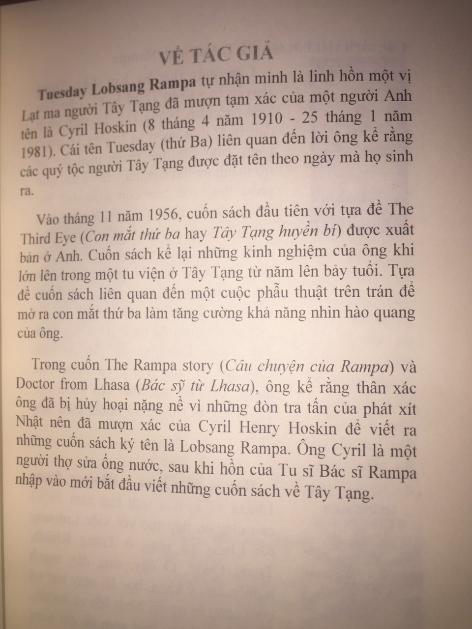 Sách Khai Mở Con Mắt Thứ Ba (Tây Tạng Huyền Bí) – Lobsang Rampa