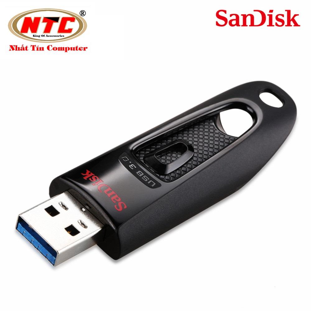 USB 3.0 SanDisk Ultra CZ48 256GB 100MB/s (Đen)