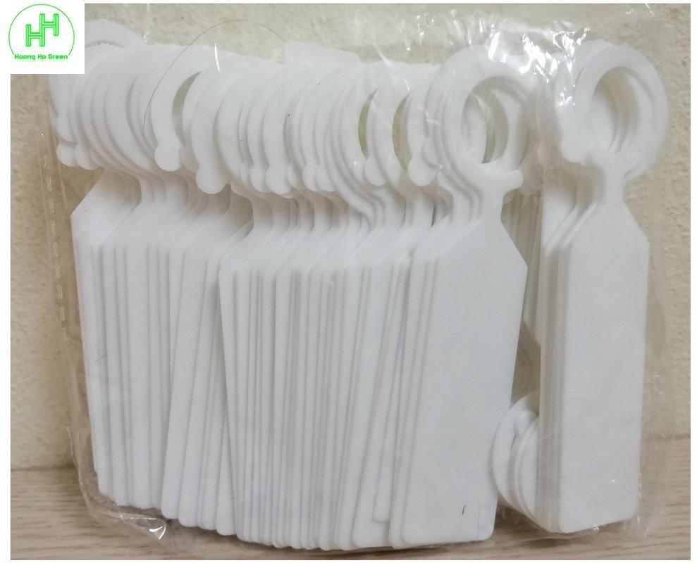 Túi 100 Thẻ Ghi Tên Cho Lan (Có Móc Treo) - Màu Trắng