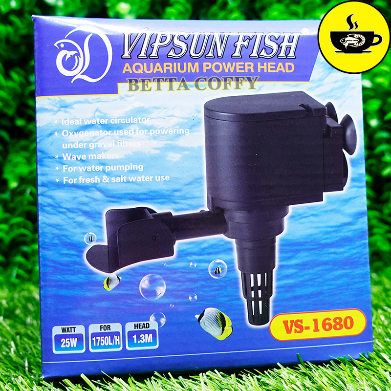 Đầu máy bơm nước chìm hồ cá 3w 5w 10w 16w 25w vipsun vs 701 705 1680 2680 1200 - bơm nước mini
